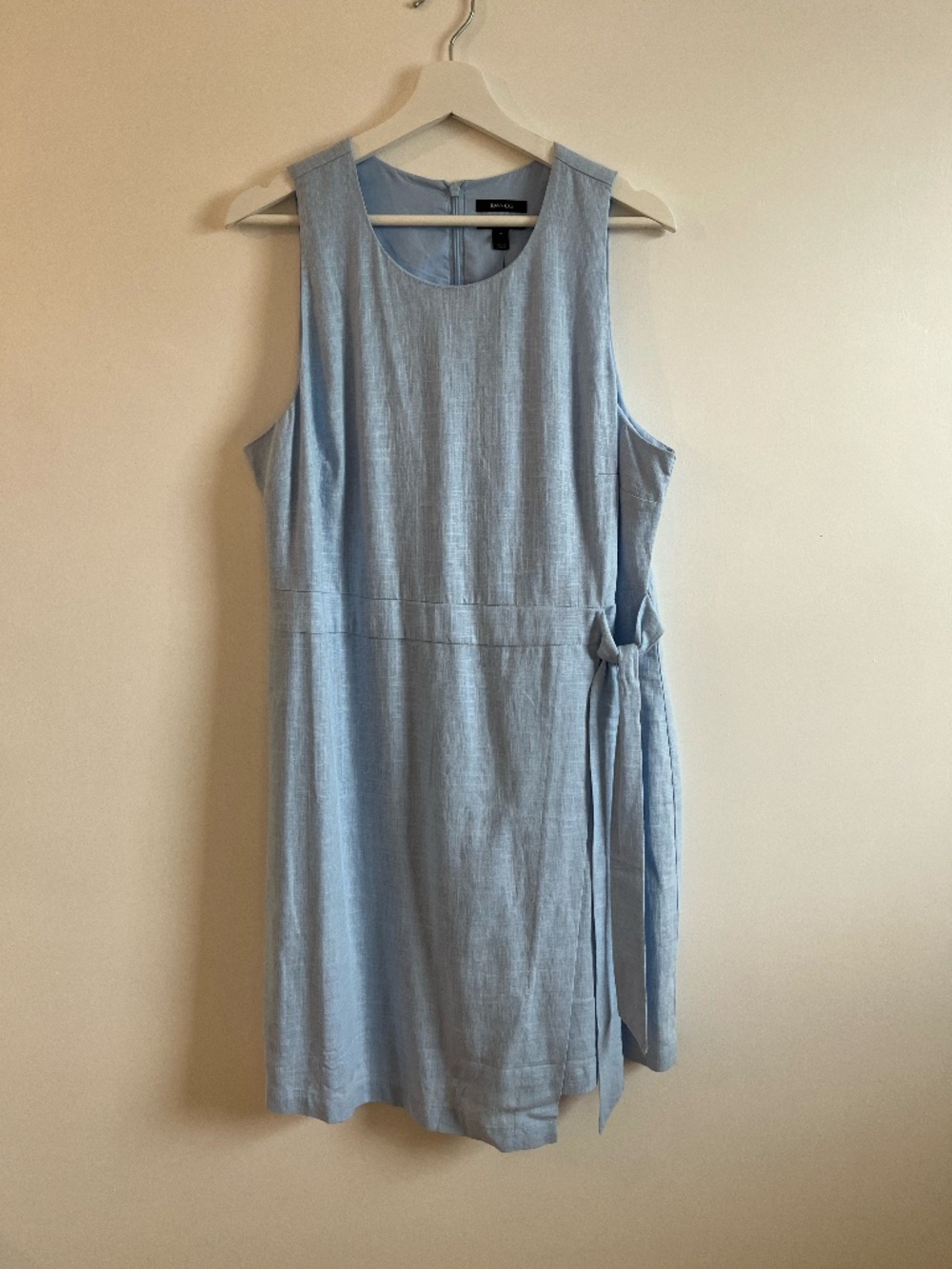 RW&Co Light Blue Wrap Dress Size 16